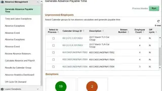 Oracle PeopleSoft HCM screenshot