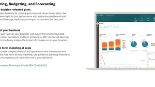 Oracle Planning Cloud screenshot