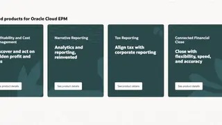 Oracle Planning Cloud screenshot