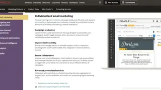 Oracle Responsys screenshot