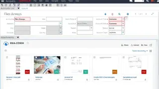 Oracle Siebel screenshot
