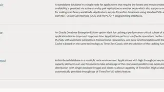Oracle TimesTen screenshot