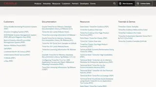 Oracle TimesTen screenshot