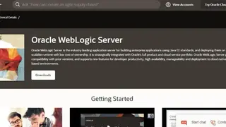 Oracle WebLogic screenshot