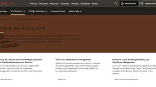 Oracle WMS screenshot