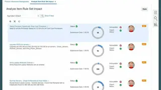Oracle’s PIM software screenshot