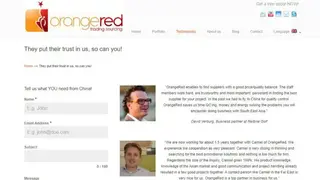 Orangered screenshot