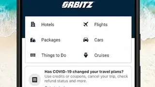 ORBITZ HOTELS & FLIGHTS screenshot