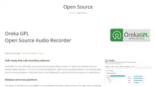 Oreka GPL screenshot