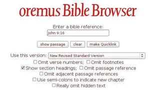 Oremus Bible Browser screenshot
