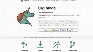 Org-mode screenshot