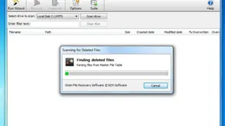 Orion File Recovery Software screenshot