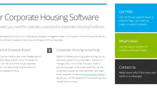 Oscar Corporate Housing Software screenshot