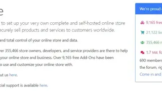osCommerce screenshot