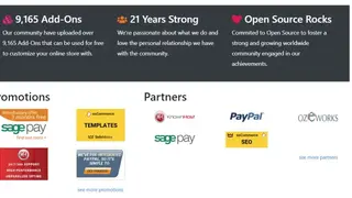 osCommerce screenshot
