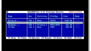 OSL2000 Boot Manager screenshot