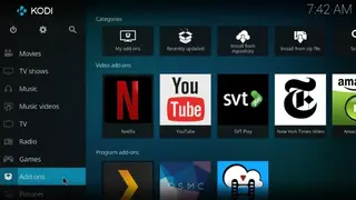 OSMC screenshot
