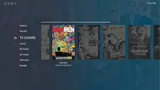 OSMC screenshot