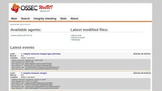 Ossec screenshot