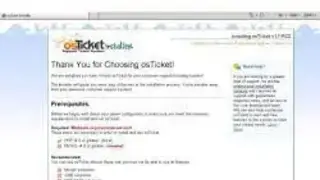 osTicket screenshot
