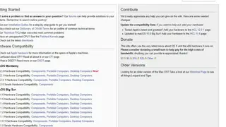 OSx86 Wiki screenshot