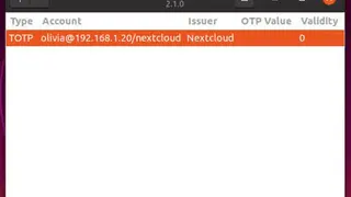 OTPClient screenshot