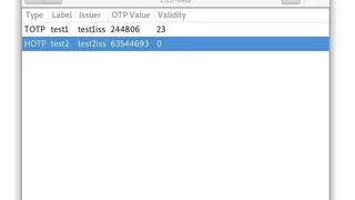 OTPClient screenshot