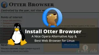 Otter Browser screenshot