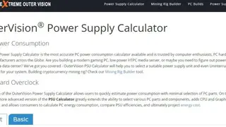 Outervision Power Supply Calculator screenshot