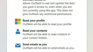 Outflash screenshot