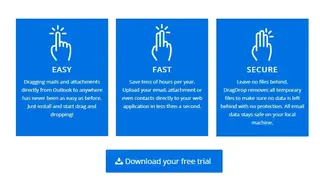 Outlook Drag & Drop to Browser screenshot
