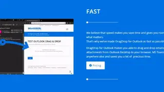 Outlook Drag & Drop to Browser screenshot