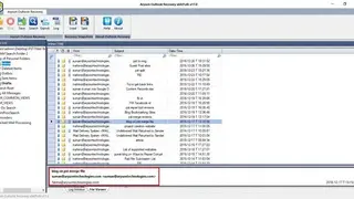 Outlook Email Recovery screenshot