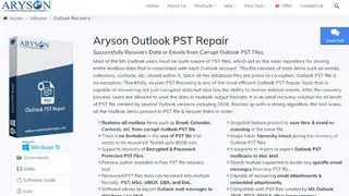 Outlook Email Recovery screenshot
