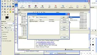 Outlook Express screenshot