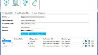 OutlookDAV screenshot