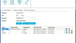 OutlookDAV screenshot