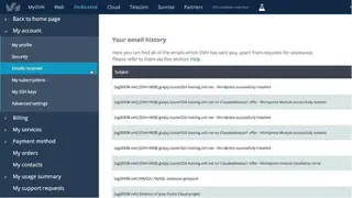 OVH Dedicated Servers screenshot