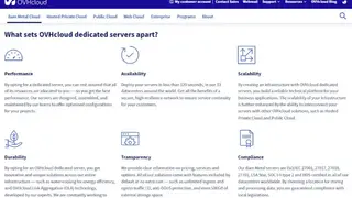 OVH Dedicated Servers screenshot