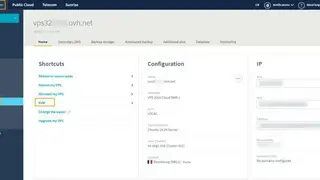 OVH VPS screenshot