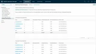 OVHcloud vRealize Operations (vROps) screenshot