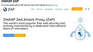OWASP Zed Attack Proxy (ZAP) screenshot