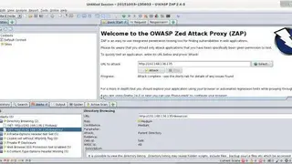 OWASP Zed Attack Proxy (ZAP) screenshot
