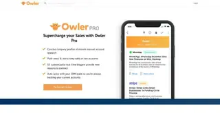 Owler screenshot