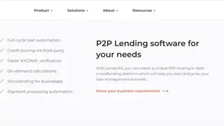 P2P Lending Software screenshot