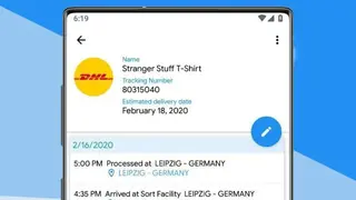 Packages Tracker screenshot