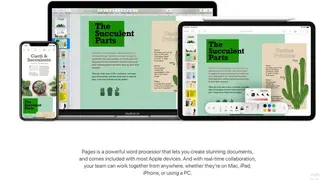 Pages screenshot
