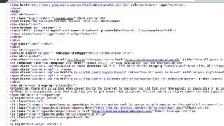 Pagesource screenshot
