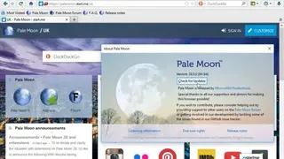 Pale Moon screenshot