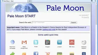 Pale Moon screenshot